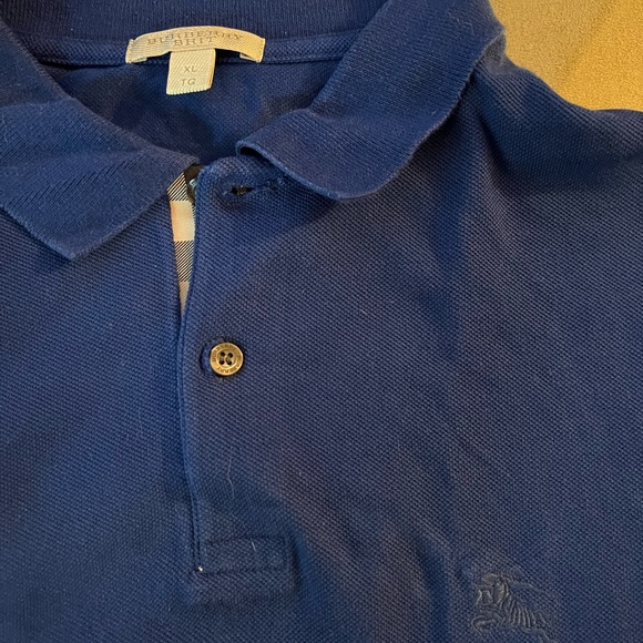 Burberry Brit Polo Royal Blue Size XL - Picture 2 of 4